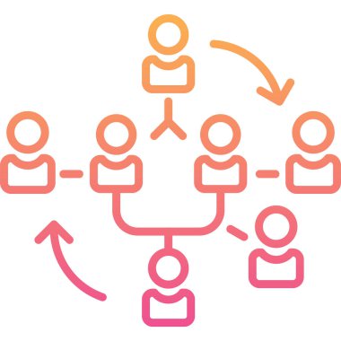 şebeke. Web simgesi basit illüstrasyon