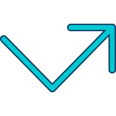 Kişisel ve ticari kullanım için ok vektörü simgesi simgesi vektör çizimi..