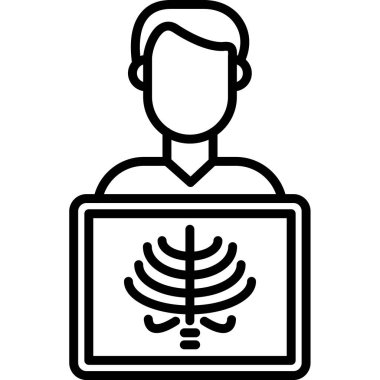 bilgisayar simgesi vektör illüstrasyonu