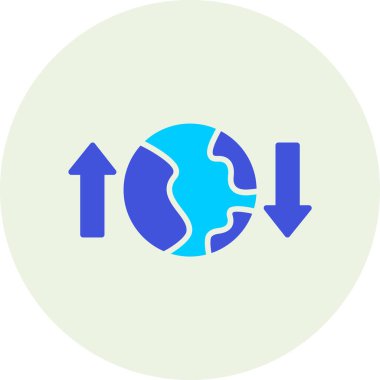 Bir ok simgesinin vektör illüstrasyonu