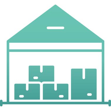 kutu teslim lojistik simgesi