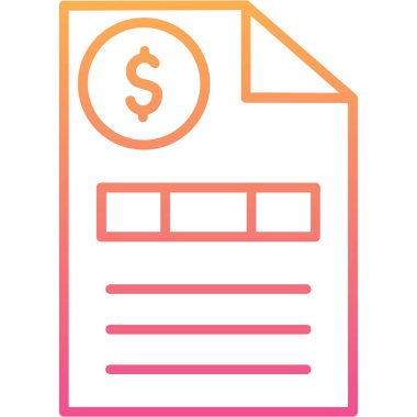 Para için. Web simgesi basit illüstrasyon