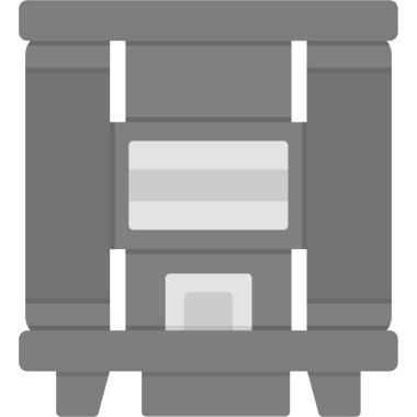 Modern bir makinenin vektör çizimi