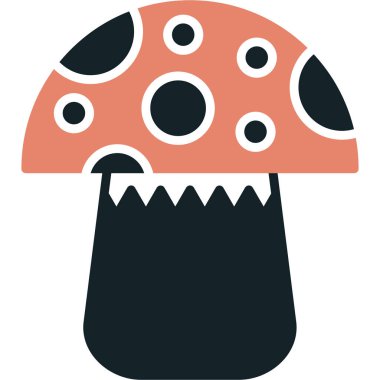 Bir mantarın vektör illüstrasyonu