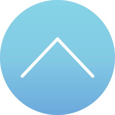 Mavi bir simgenin vektör illüstrasyonu