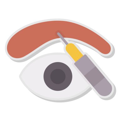 Göz simgesi. vektör illüstrasyonu