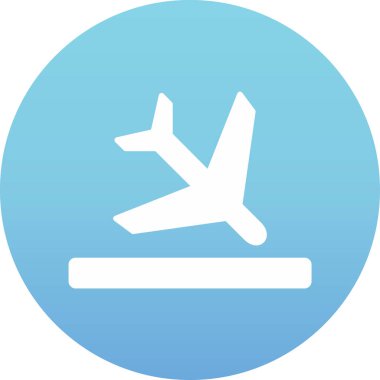 Uçak. Web simgesi basit illüstrasyon