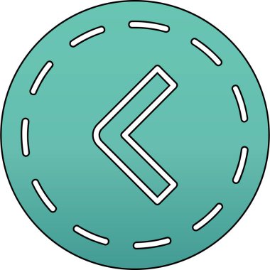 Para para para simgesi renk ana hatları vektörü