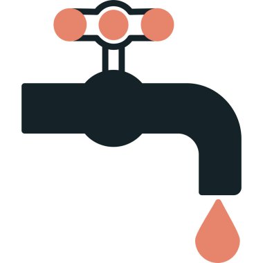 su musluğu vektör simgesi