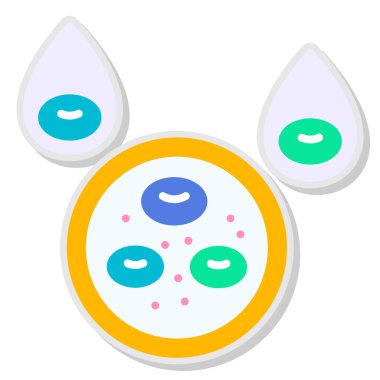 Yemek. Web simgesi basit illüstrasyon