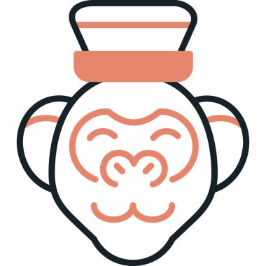 Çaydanlık vektör simgesi düzenlenebilir