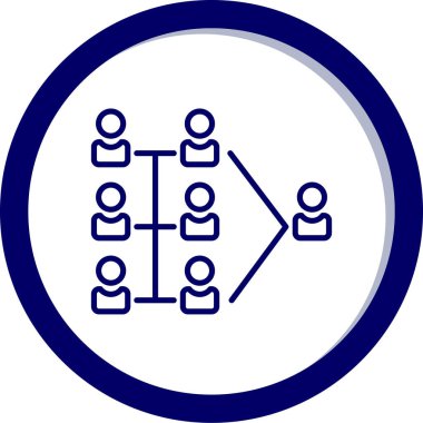 şebeke. Web simgesi basit illüstrasyon