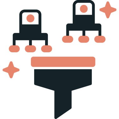 Masa. Web simgesi basit illüstrasyon