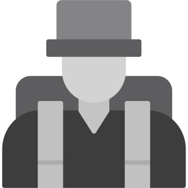 Şapkalı bir beyefendi.