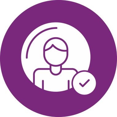 avatar erkek kullanıcı simgesi ana hat biçiminde