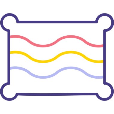 bayrak ikonu vektör illüstrasyonu