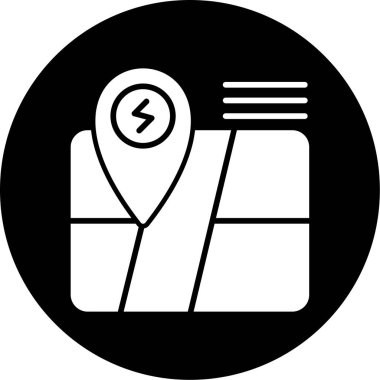 konum. Web simgesi basit illüstrasyon