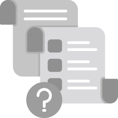 belge simgesi, belge imza vektör tasarımı