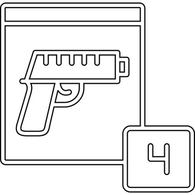 Tabanca simgesi, özet biçimi
