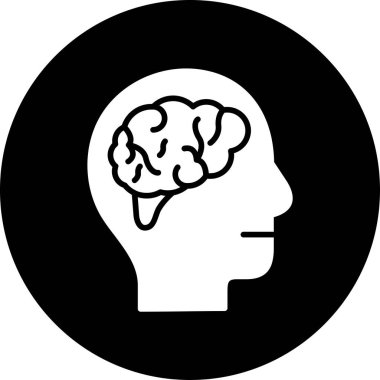 Projeniz için vektör beyin simgesi