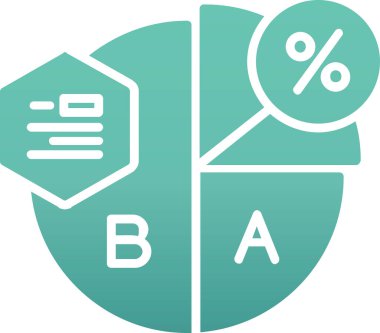 b b simgesinin vektör illüstrasyonu