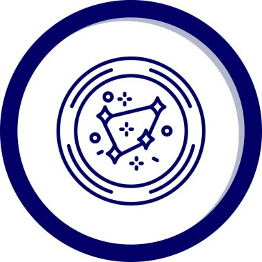 pusula simgesi. vektör illüstrasyonu