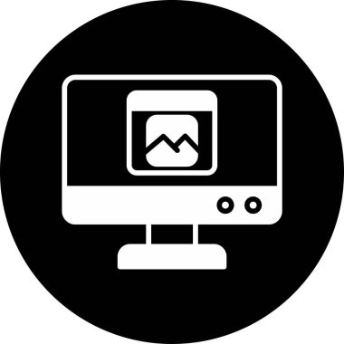 izleyici ikon vektör illüstrasyonu