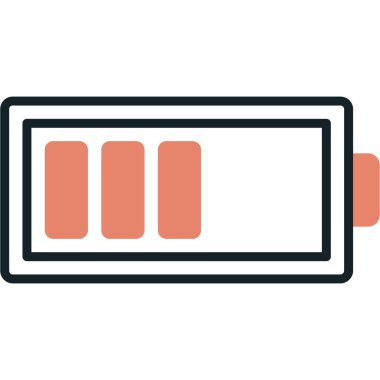 pil simgesi, vektör illüstrasyon tasarımı.