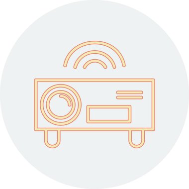 Radyo simgesinin vektör illüstrasyonu