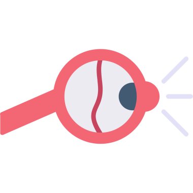 Göz simgesi vektör illüstrasyonu