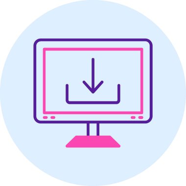 izleyici simgesi, vektör illüstrasyonu