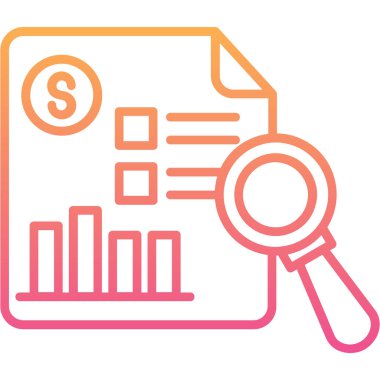 Veri analizi. Web simgesi basit illüstrasyon