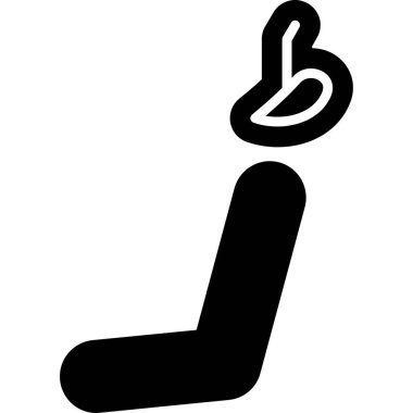 Termometre. Web simgesi basit illüstrasyon