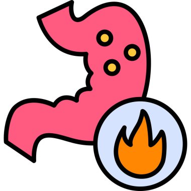 Alev alev ikonu - taslak biçimi