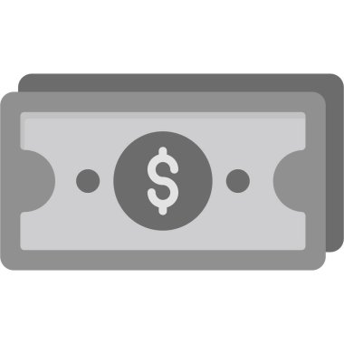 nakit dolar düz simge, vektör, illüstrasyon