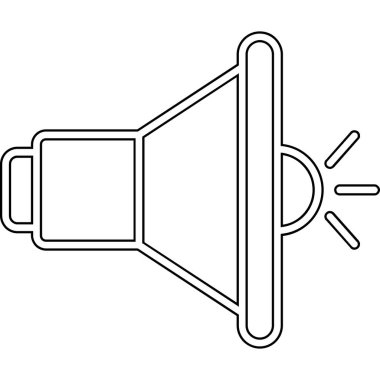 megafon ses simgesi, özet biçimi