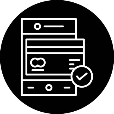 Web simgesi, veri teknolojisinin vektör illüstrasyonu