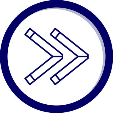 ok simgesi vektör illüstrasyonu