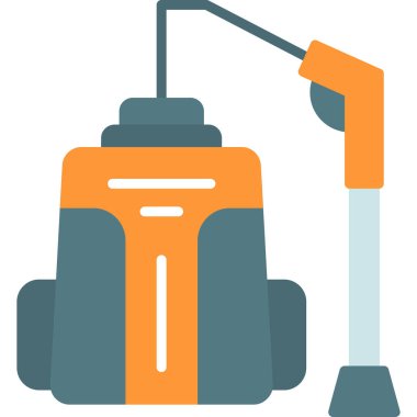 Elektrikli süpürge. Basit resimleme