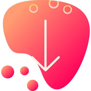 Bir balkabağı ikonunun vektör çizimi