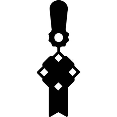 kolye simgesi vektör illüstrasyonu