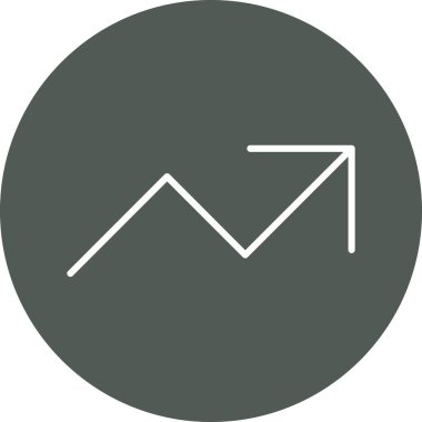 ok grafiği vektör simgesi