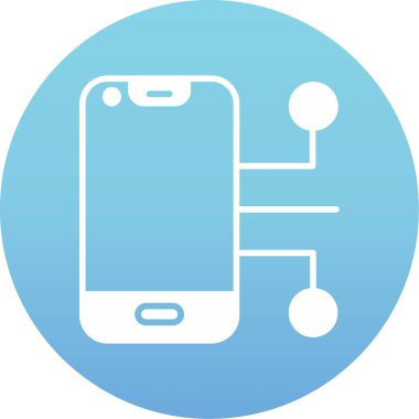 vektör cep telefon simgesi