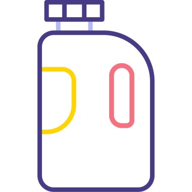 şişe ağ simgesi, vektör illüstrasyonu