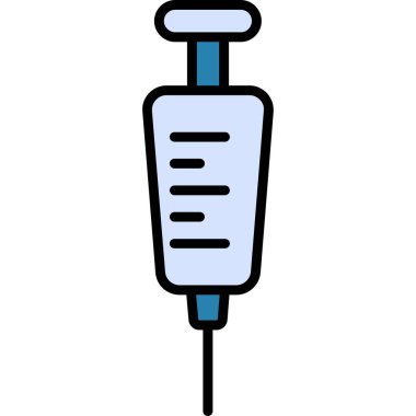 şırınga simgesi vektör illüstrasyon tasarımı