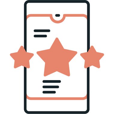 mobil simge vektör illüstrasyonu