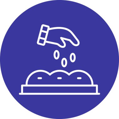 Gıda simgesinin vektör illüstrasyonu