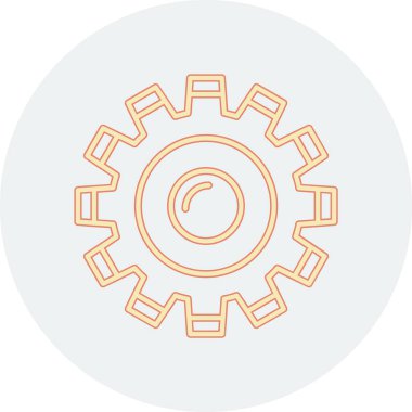 Modern otomobil tekeri simgesinin vektör çizimi