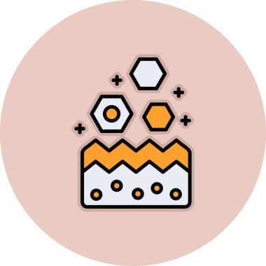 Bir pastanın vektör illüstrasyonu