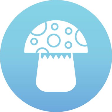 mantar web vektör simgesi